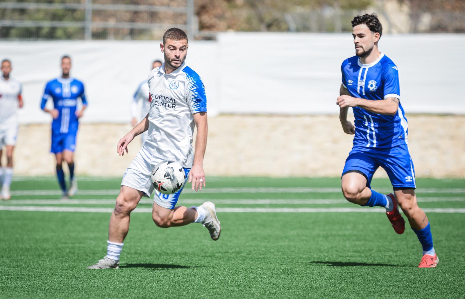 שחקני שתי הקבוצות (אייל עמר)